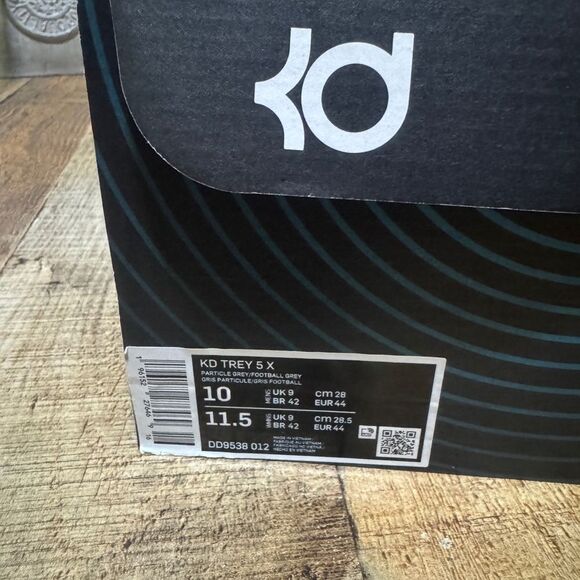 2022 KD Trey 5 X 'Particle Grey Lilac' mens 10 women’s 11.5 - Picture 11 of 12